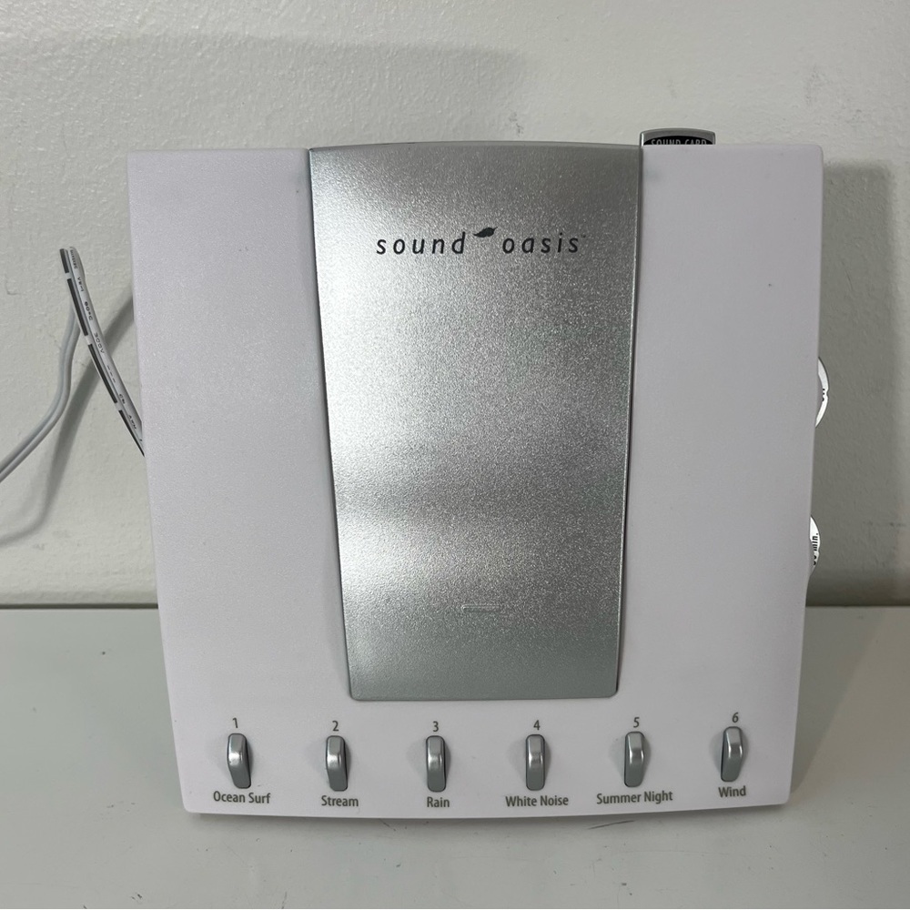 SOUND OASIS Sleep Therapy System 6 Noise Options w/ Power Cable - Model S-550-05